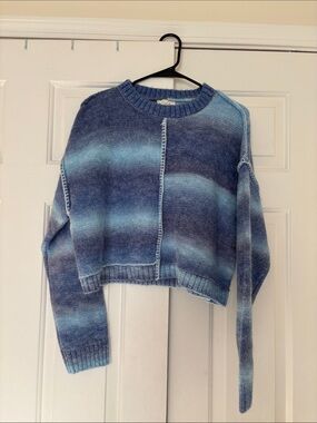 Blue ombré sweater